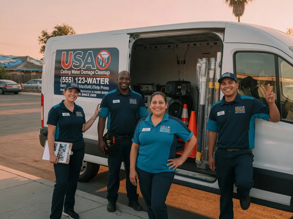 Ceiling Water Damage Restoration company in El Paso, AR
